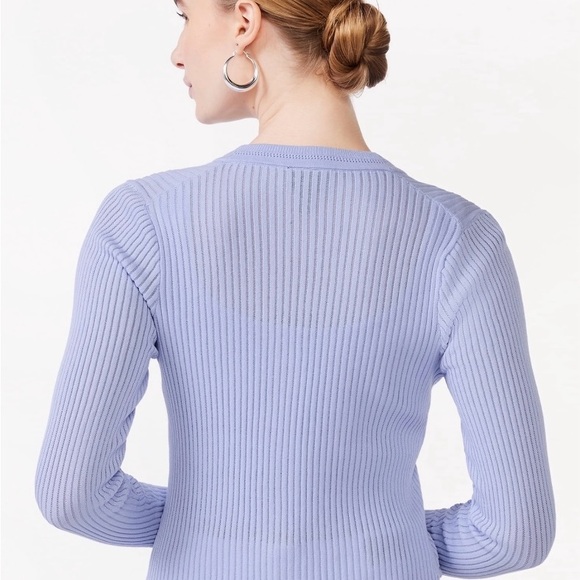 Scoop Purple Cardigan Sweater, size medium - Picture 4 of 4